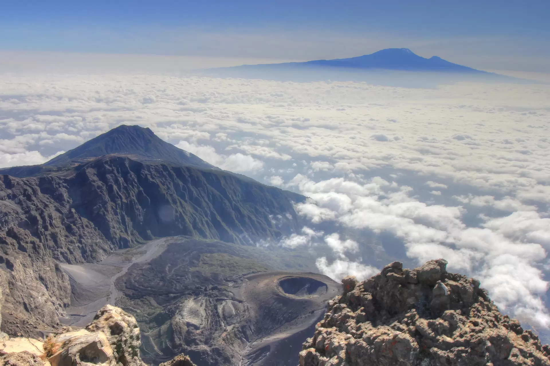 1 Day Hiking Mount Meru Climbing, Arusha National Park