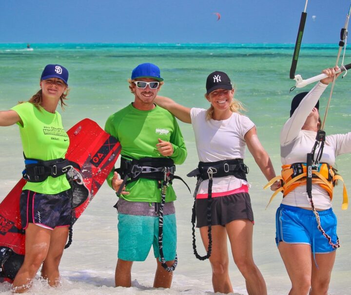 Kite Surfing in Zanzibar